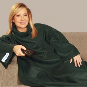 Hunter green Snuggie